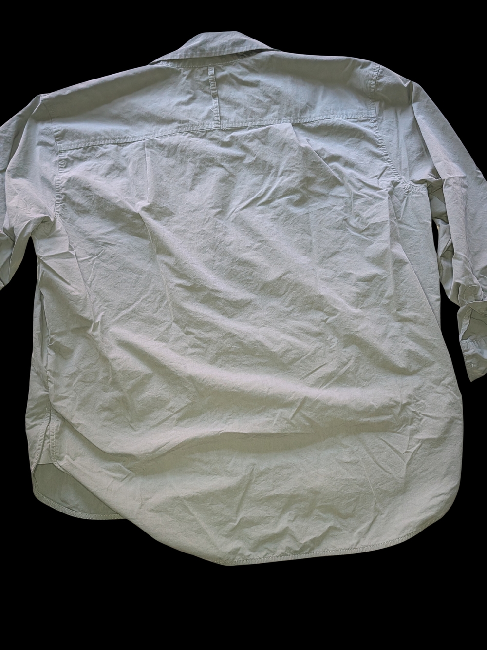 Light Green Button-Down Shirt - Classic Women's Button Up - Picture 2 of 4